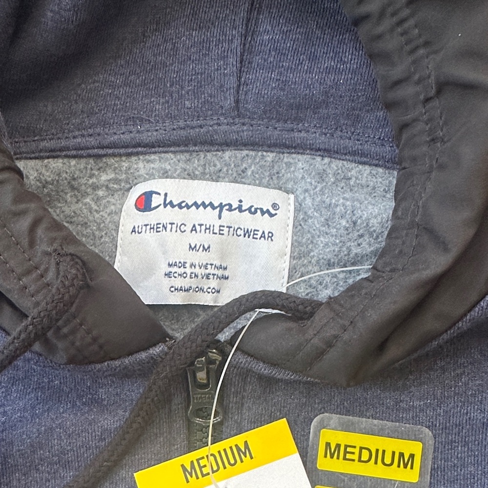 Champion Dark Blue Zip-Up Hoodie